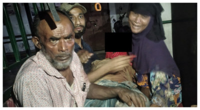 মতলবে মোটরসাইকেলের ধাক্কায় প্রাণ গেল বৃদ্ধার, আহত ৩